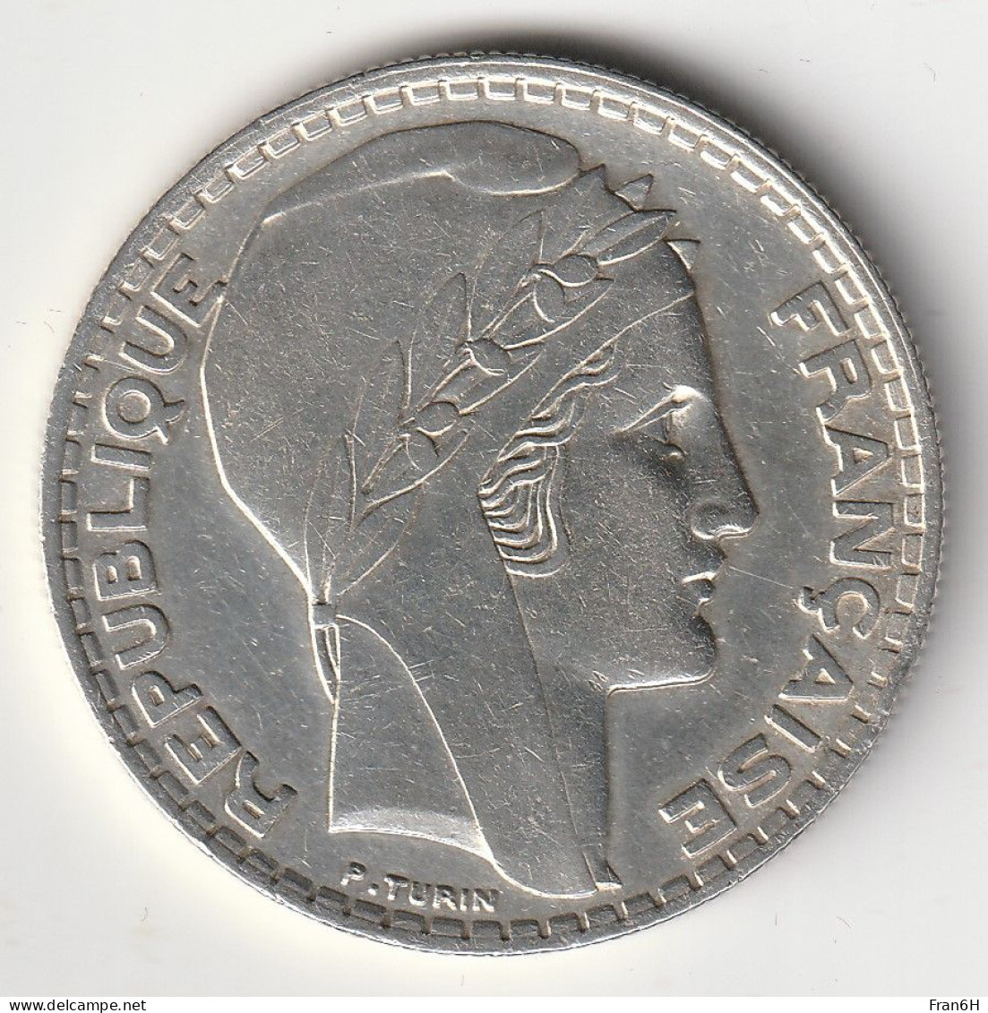 20 Francs Turin Argent 1937 - Silver - - 20 Francs