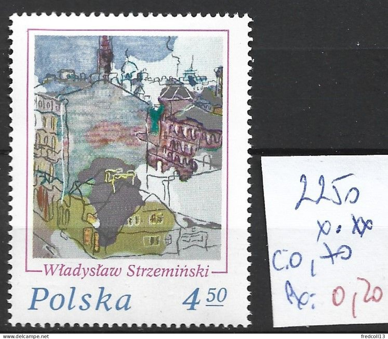 POLOGNE 2250 ** Côte 0.70 € - Neufs