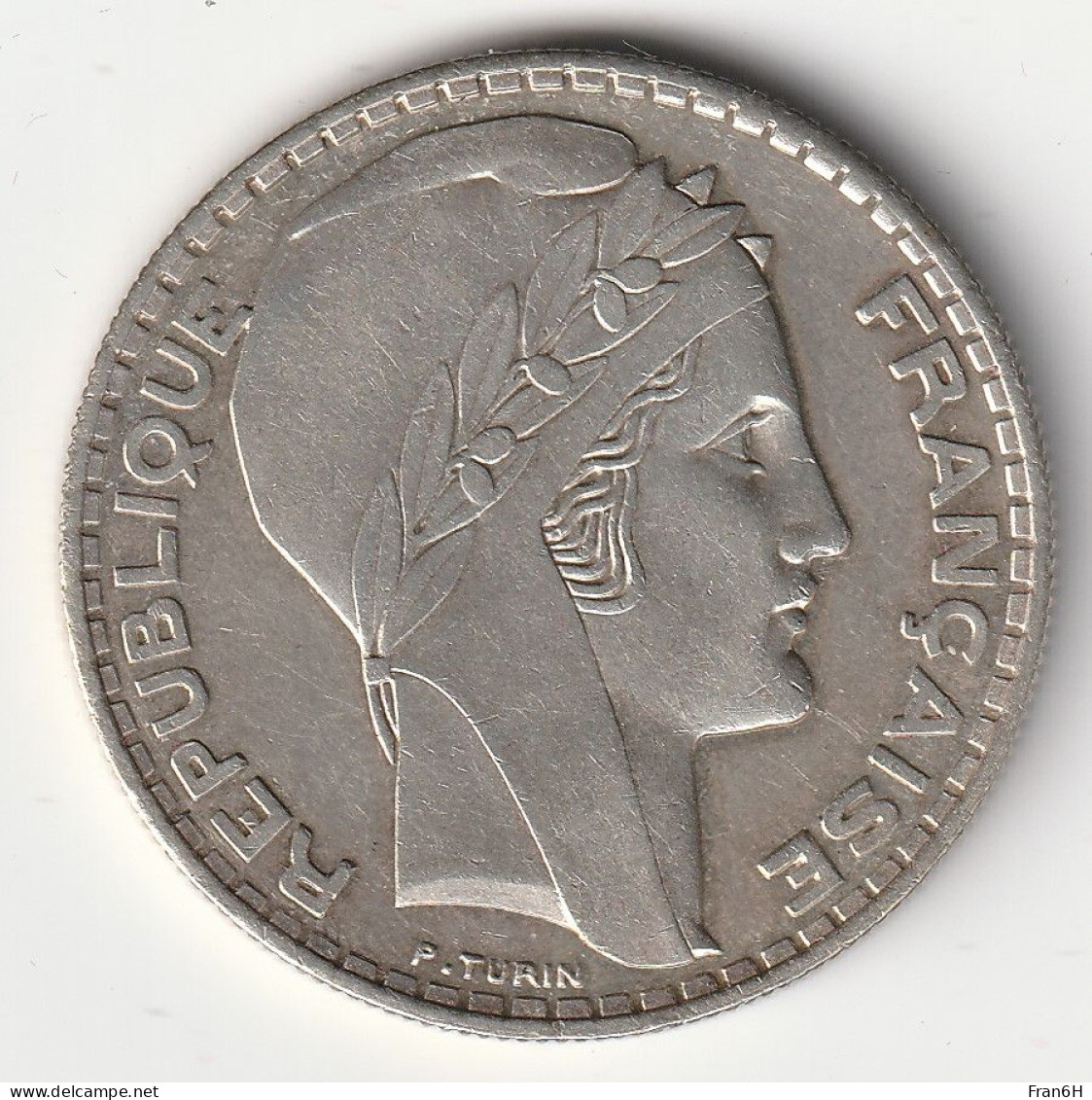 20 Francs Turin Argent 1938 - Silver - - 20 Francs