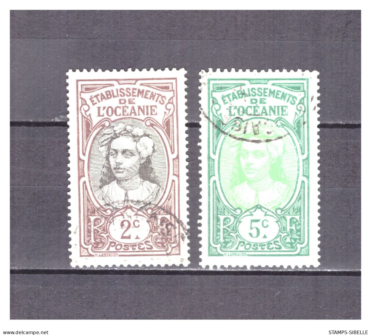 OCEANIE     N °  24 + 22    . 2 VALEURS     OBLITEREES     .  SUPERBE . - Used Stamps