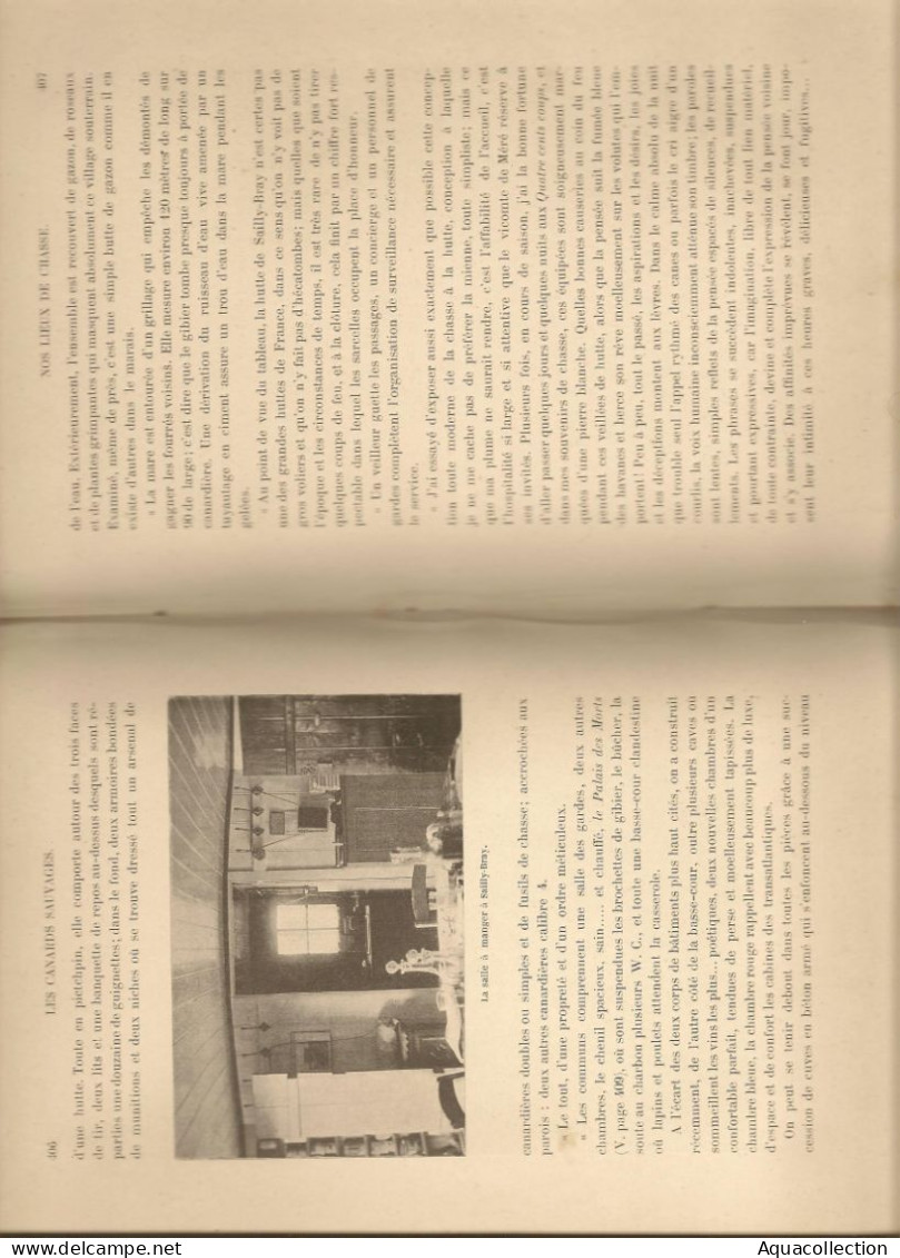 Livre "LES CANARDS SAUVAGES ET LEURS CONGENERES". EO 1908. LOUIS TERGNIER & FERNAND MASSE. 751 pages.