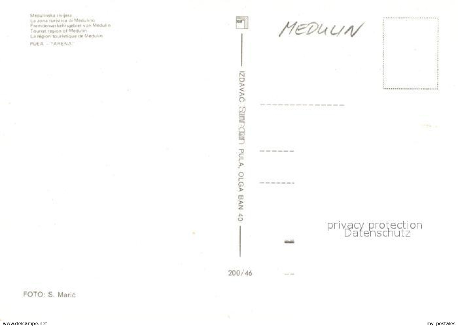 73592096 Medulin Fliegeraufnahme Folkloregruppe Medulin - Croatie
