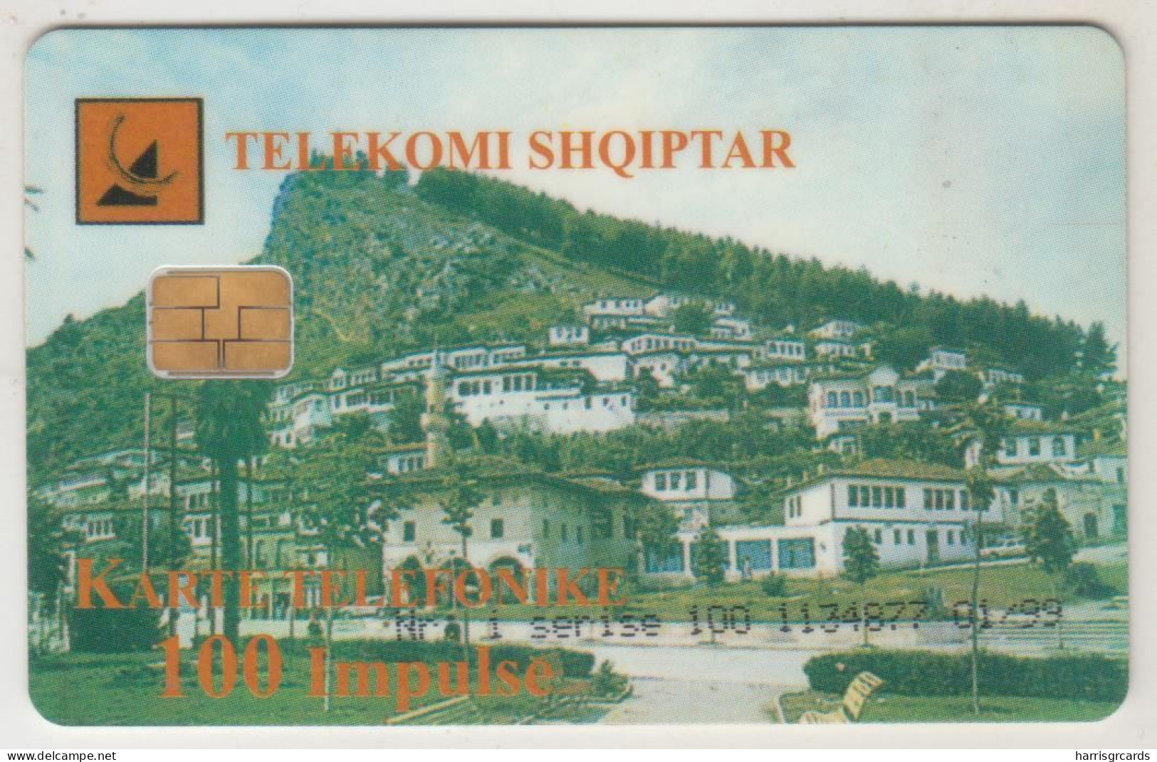 ALBANIA - Berat Unesco Traditional Heritage Town ,CN: Black, 01/99, Tirage 90.000, 100 U, Used - Albanien