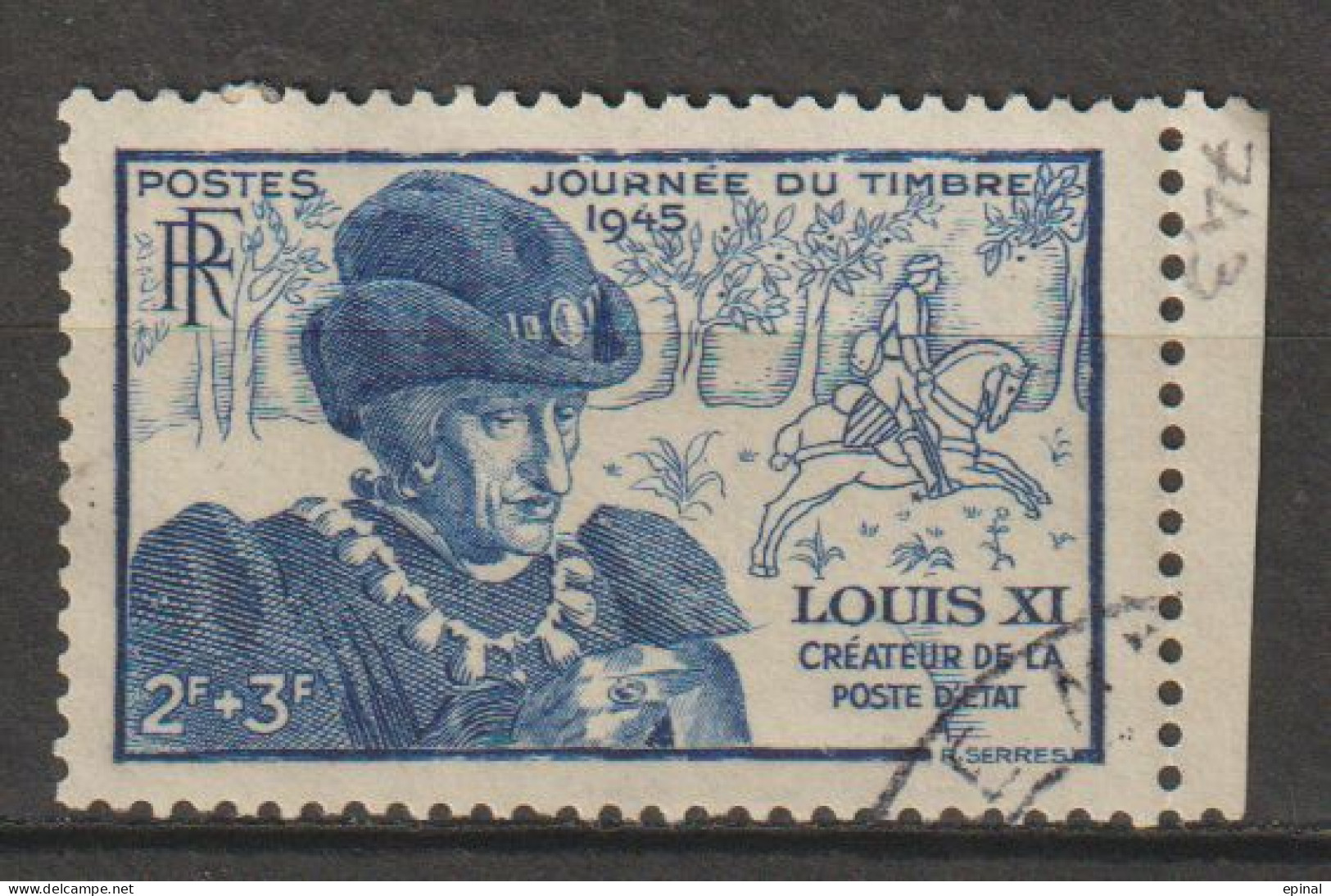 FRANCE : N° 743 Oblitéré (Journée Du Timbre) - PRIX FIXE - - Used Stamps