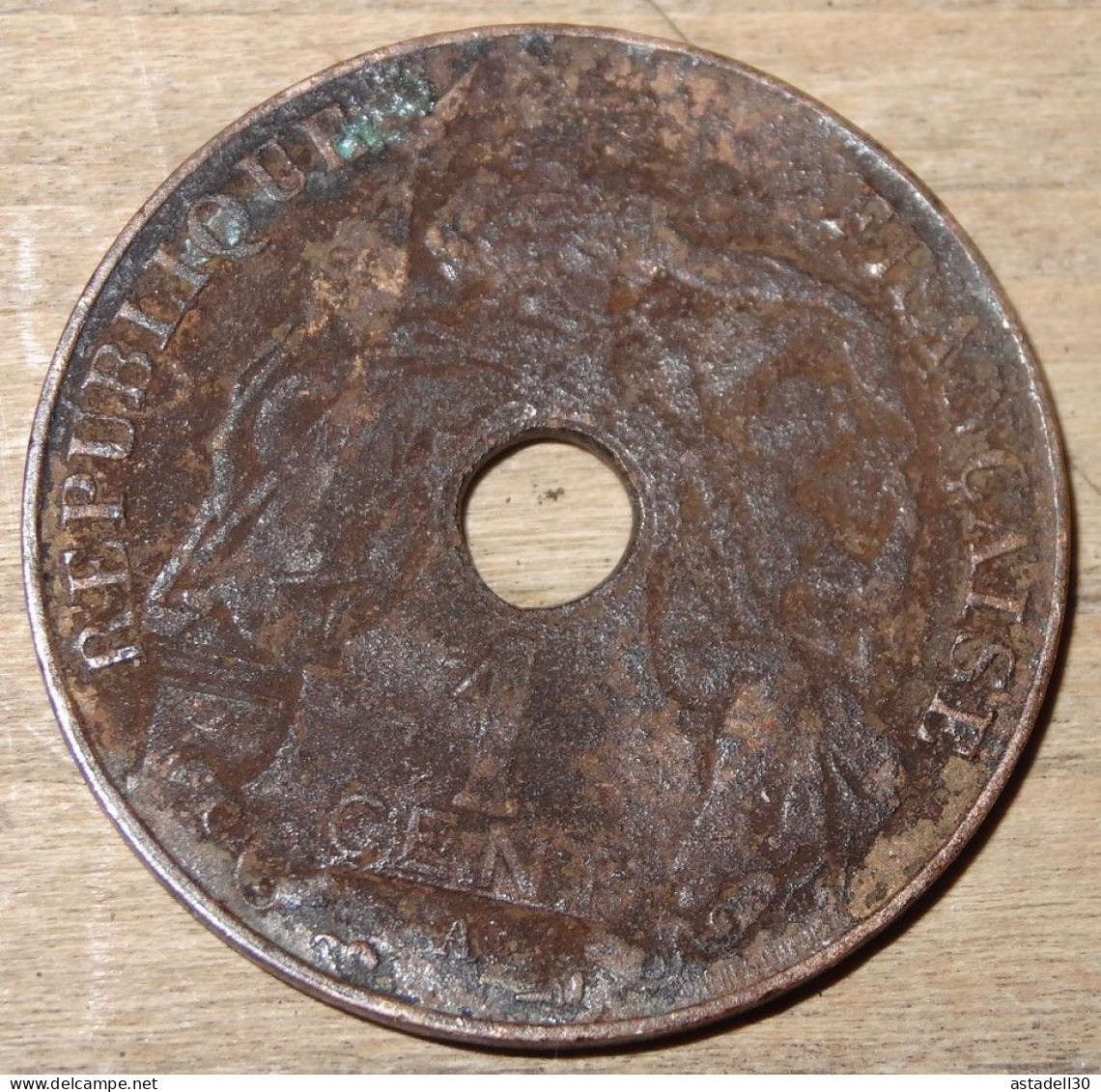 INDOCHINE - INDOCHINA : 1 Cent 1931 A Torche ................ MON-1019 - Französisch-Indochina