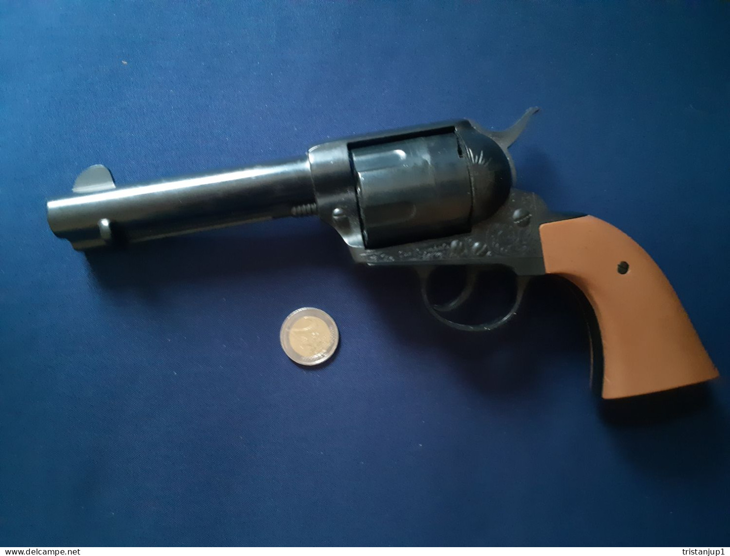 Rare Et Ancien Jouet Revolver De Gde Ruymbeke - Antikspielzeug