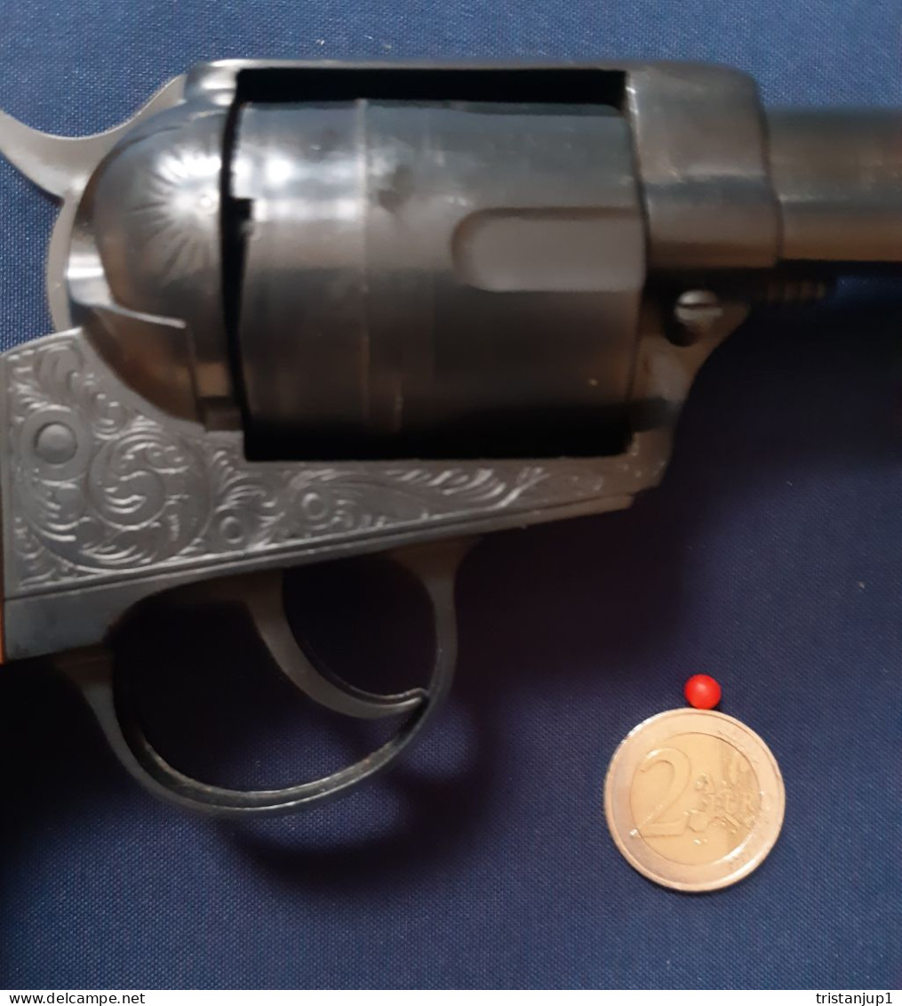 Rare Et Ancien Jouet Revolver De Gde Ruymbeke - Antikspielzeug