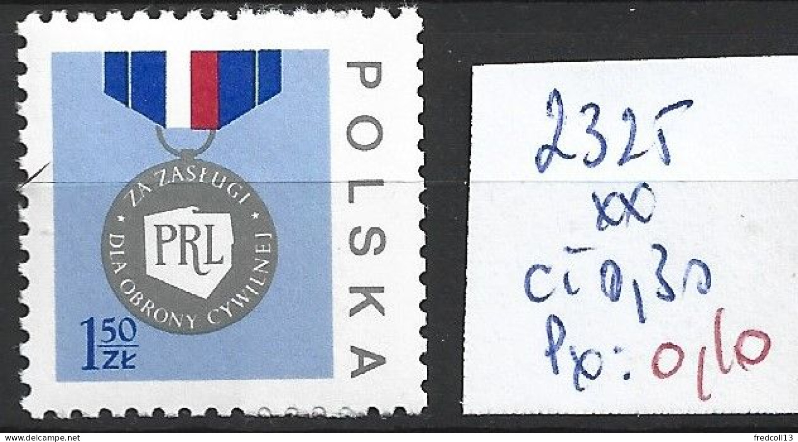 POLOGNE 2325 ** Côte 0.30 € - Ungebraucht