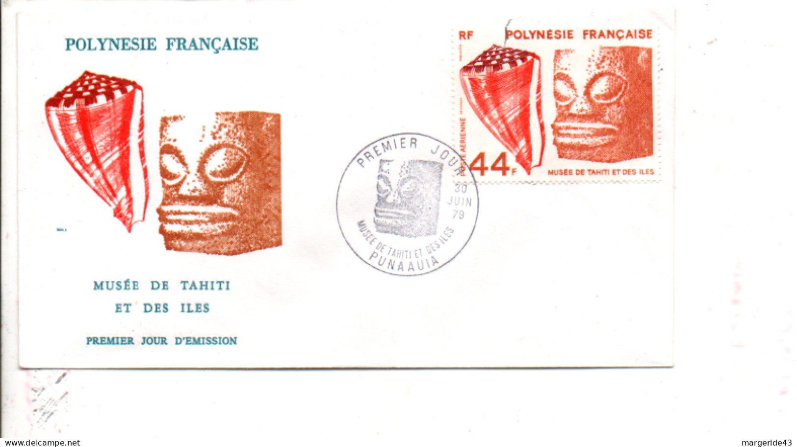 POLYNESIE FDC 1979 MUSEE DE TAHITI - FDC