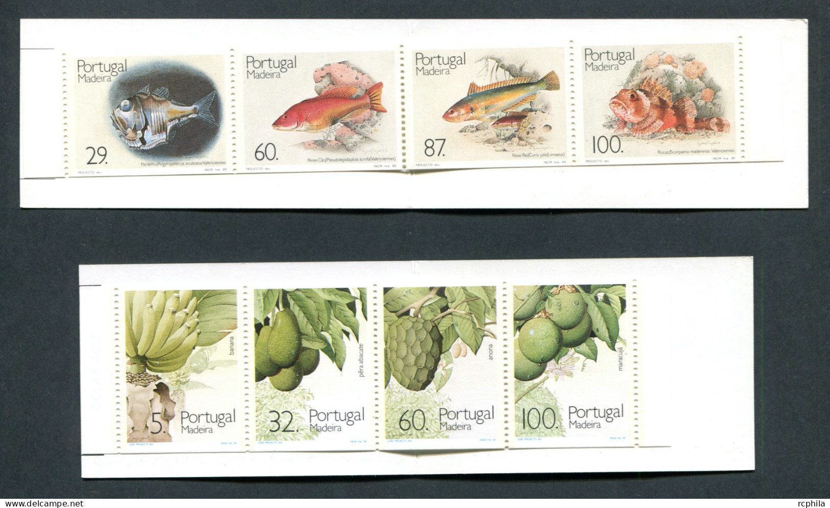 RC 27107 PORTUGAL MADERE CARNETS PLANTES ET POISSONS NEUF ** - Madère