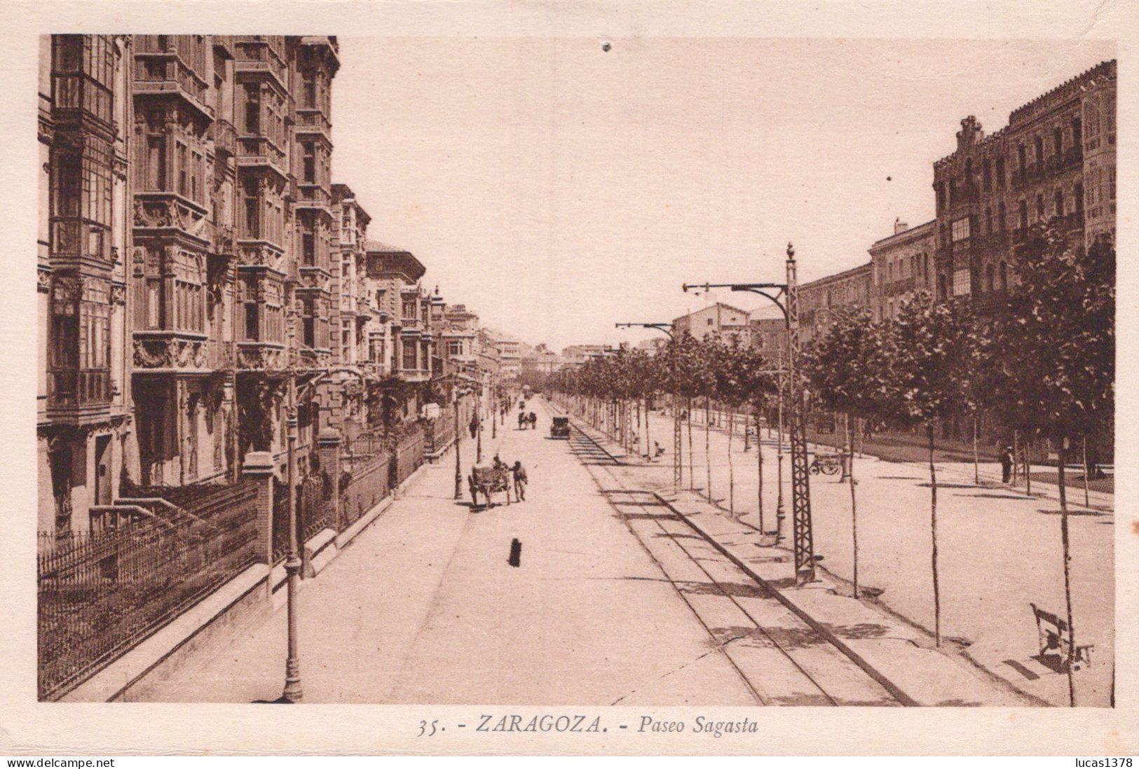 ZARAGOZA / PASEO SAGASTA - Zaragoza