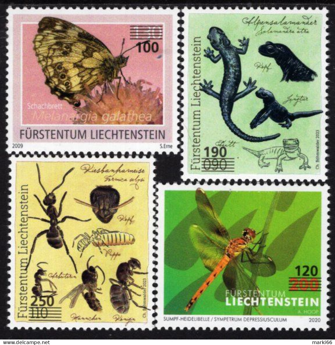 Liechtenstein - 2024 - Fauna Of Liechtenstein - Mint Provisory Definitive Stamp Set - Nuovi