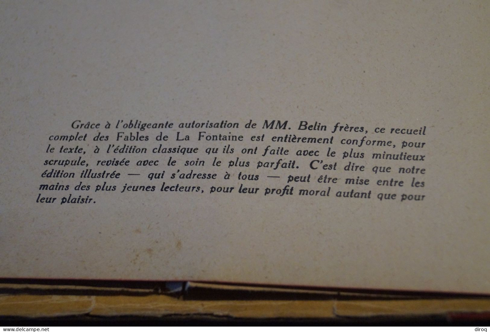 Fables De La Fontaine,E.O.1906,dessins De B. Rabier,complet,32 Cm. Sur 25 Cm. - Andere & Zonder Classificatie