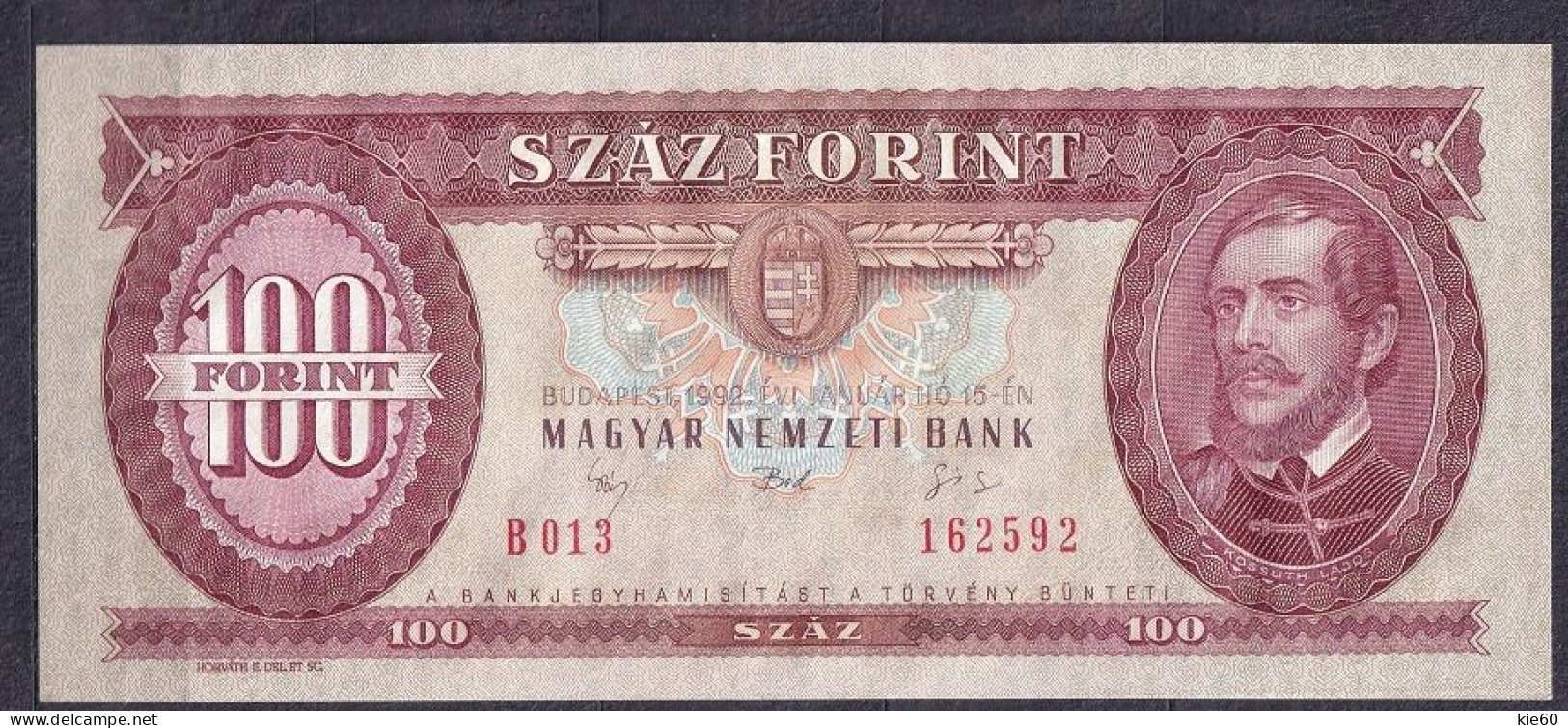 Hungary - 1992 - 100 Forint  - -P174 . - Hongrie