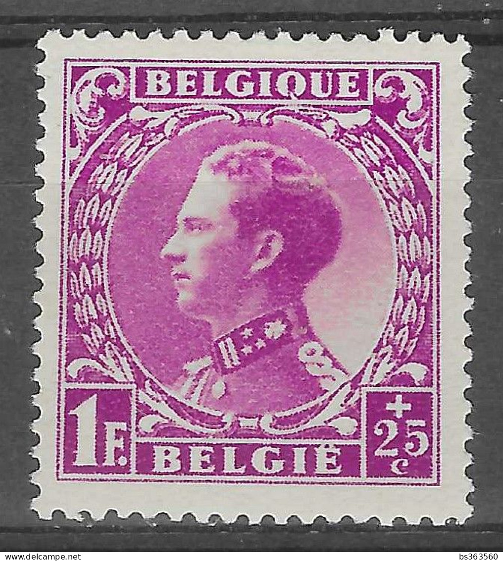 Timbre COB N° 392 - Roi Léopold III Type "invalides" - Neufs Avec Charnières (* MH) - 1934-1935 Leopold III