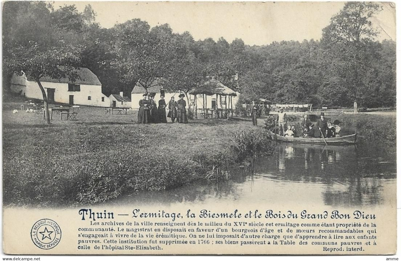 Thuin   *  L'Ermitage, La Biesmele Et Le Bois Du Grand Bon Dieu - Thuin