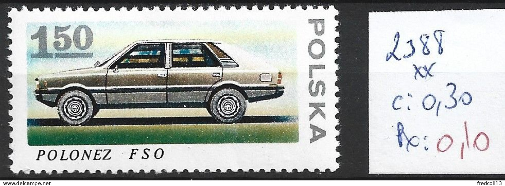 POLOGNE 2388 ** Côte 0.30 € - Neufs