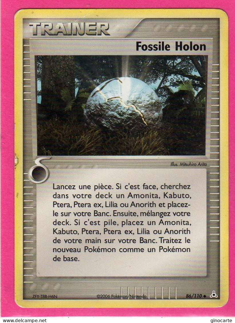 Carte Pokemon 2006 Ex Fantome Holon 86/110 Fossile Holon Bonetat - Ex