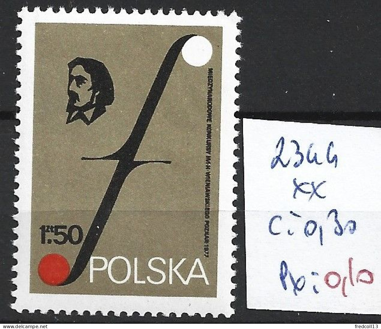 POLOGNE 2344 ** Côte 0.30 € - Neufs