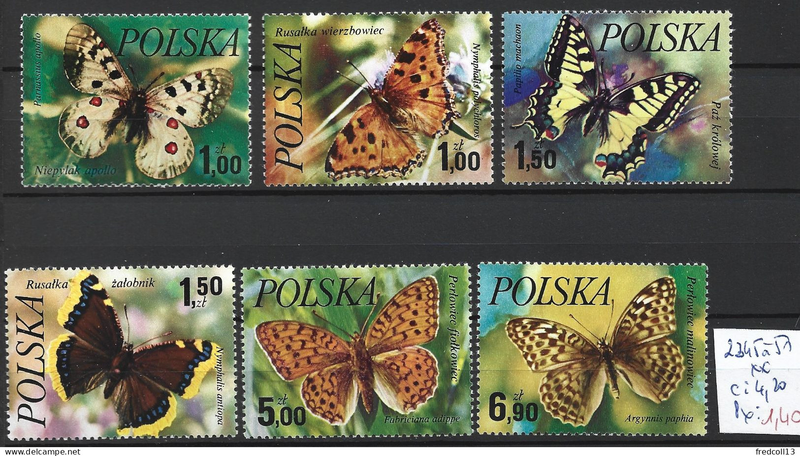 POLOGNE 2345 à 50 ** Côte 4.20 € - Unused Stamps