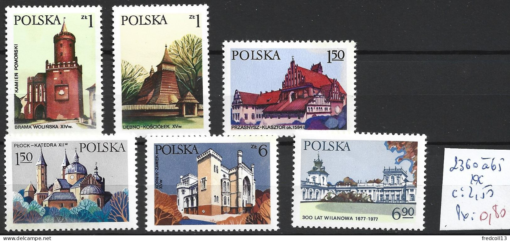 POLOGNE 2360 à 65 ** Côte 2.50 € - Neufs