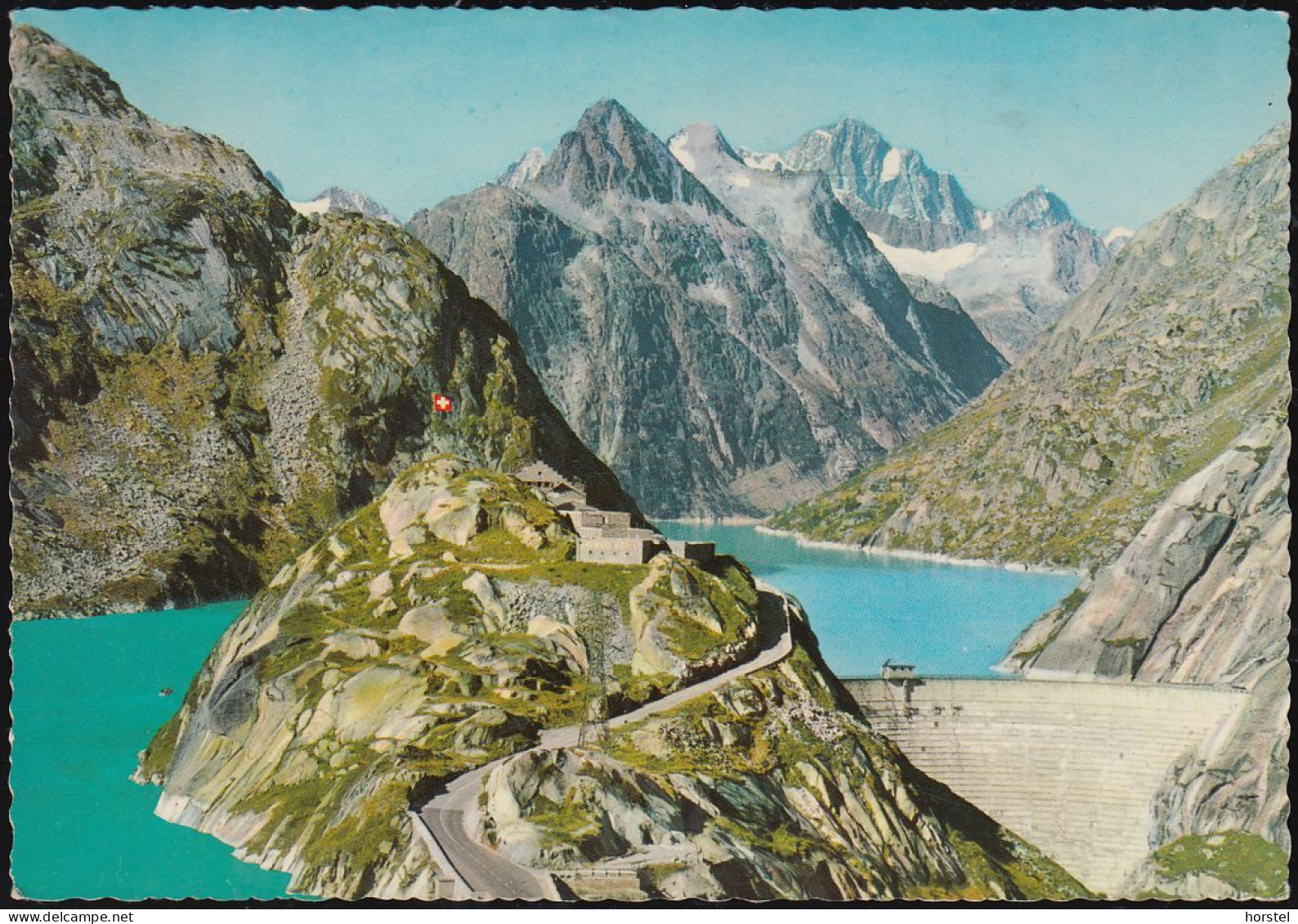 Schweiz - 3999 Oberwald - Passhöhe Mit Grimselhospitz - Stausee - Oberwald