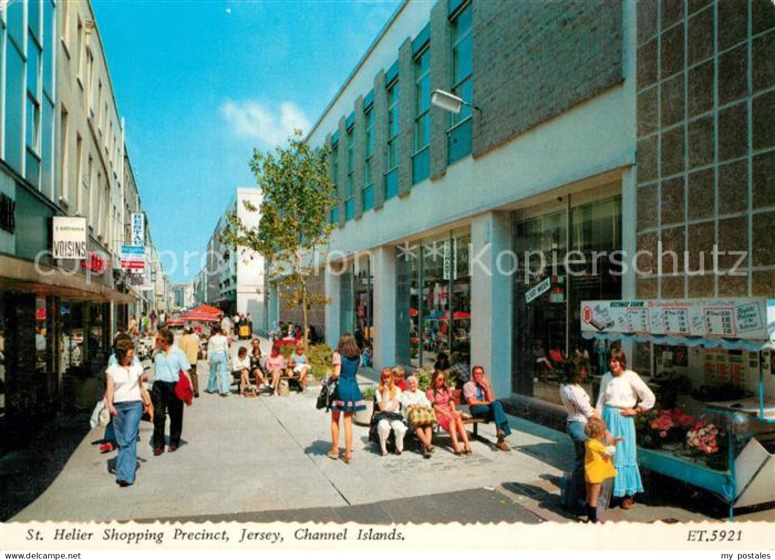 73586654 Jersey Island St Helier Shopping Precinct Jersey Island - Islande