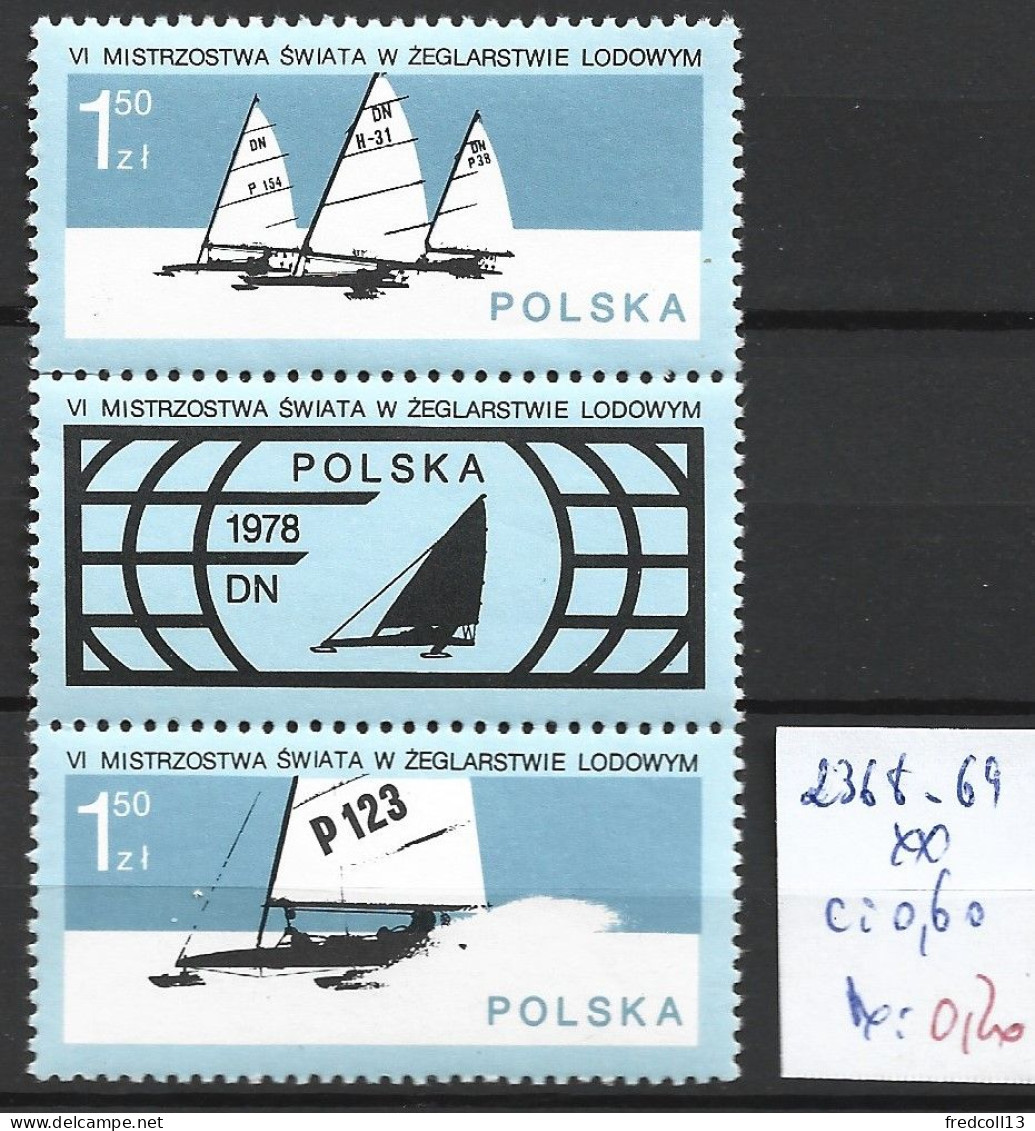 POLOGNE 2368-69 ** Côte 0.60 € - Neufs