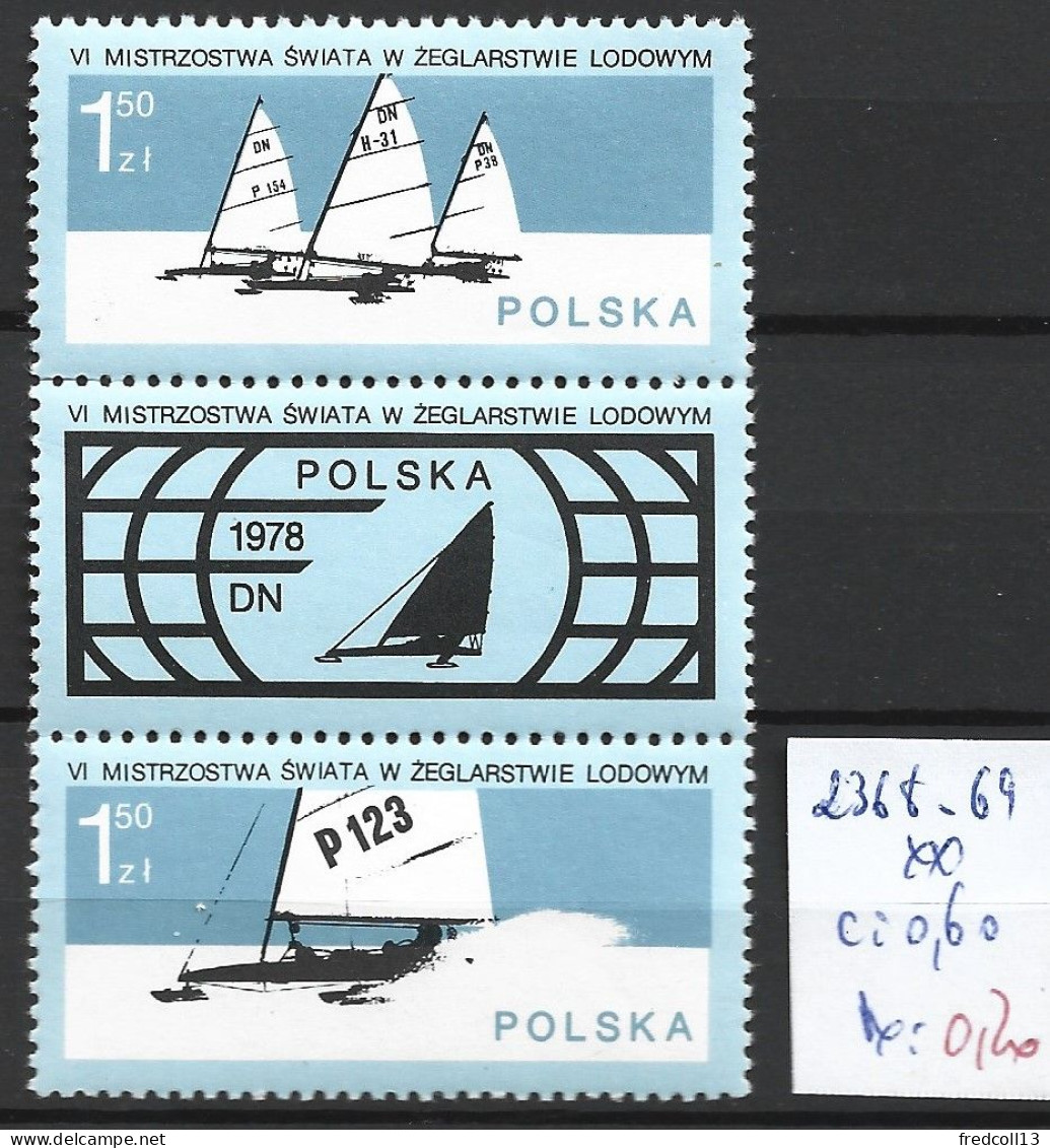 POLOGNE 2368-69 ** Côte 0.60 € - Unused Stamps