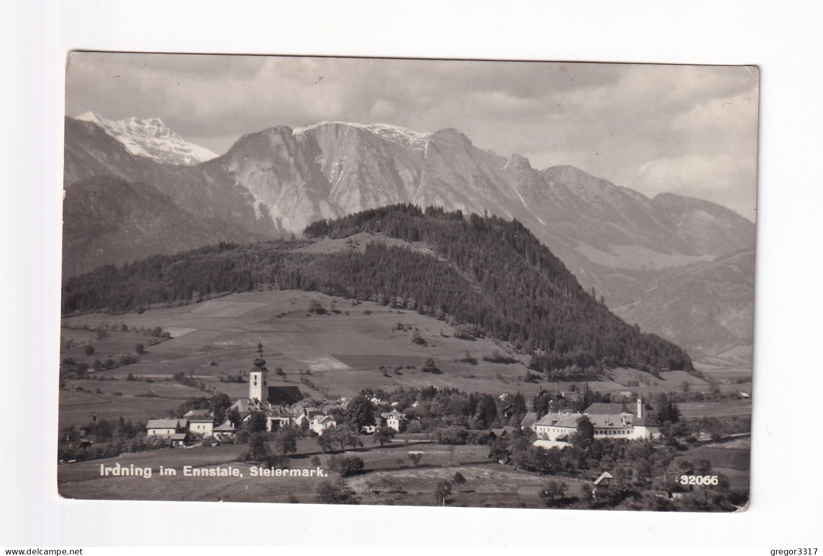 E5592) IRDNING Im Ennstal - Steiermark - Kirche Häuser Berge ALT! 1938 - Irdning