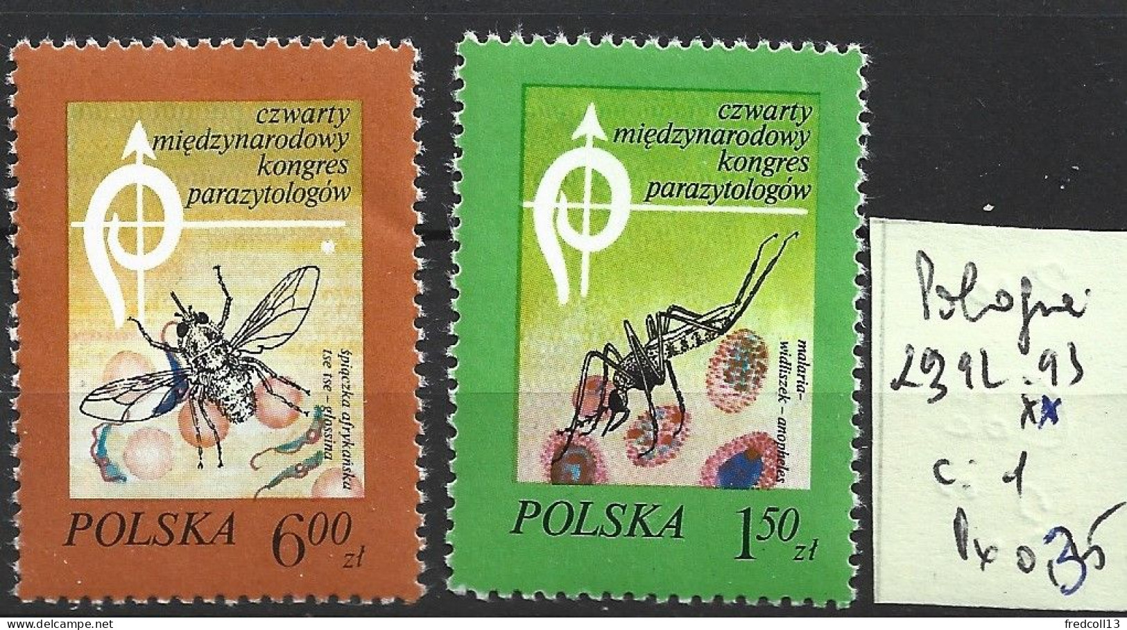 POLOGNE 2392-93 ** Côte 1 € - Unused Stamps