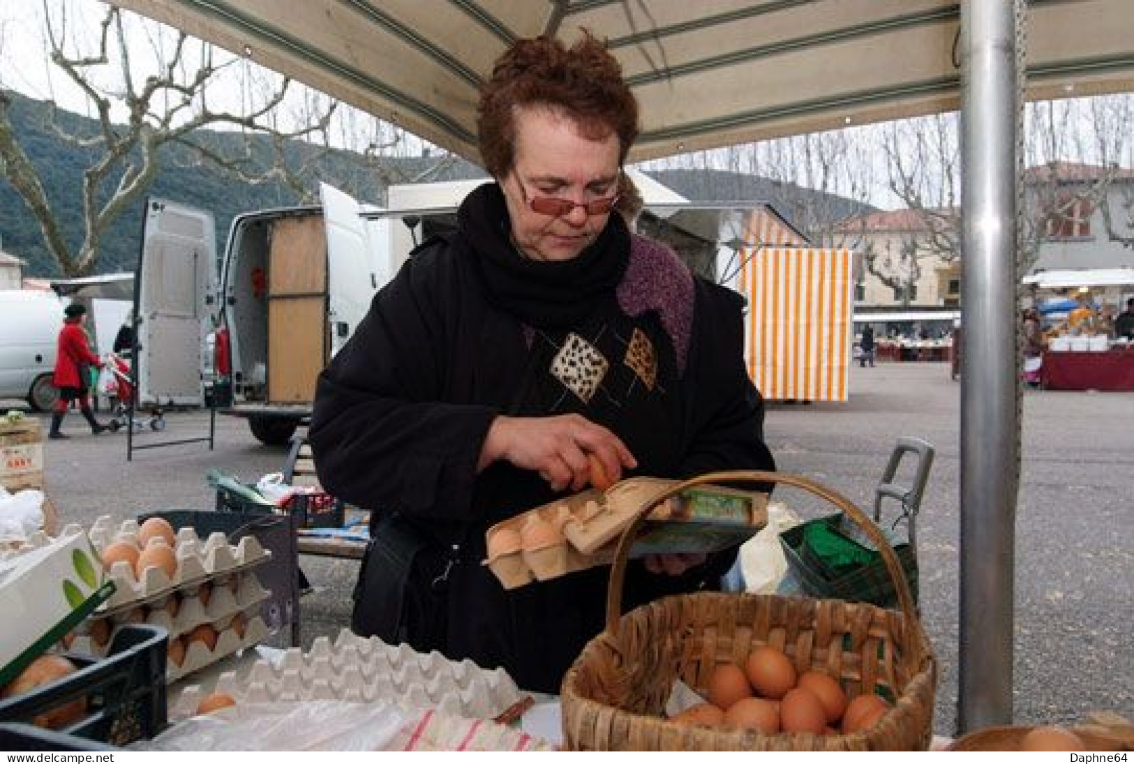 La Grand Combe - CPM - Marché Métier Aviculteur Nommé - 5962 Et 63 (2CP) - La Grand-Combe