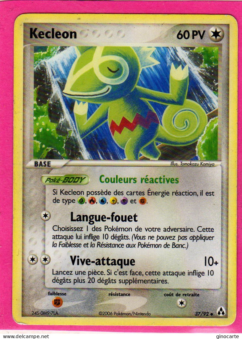 Carte Pokemon 2006 Ex Createur De Legende 37/92 Kecleon 60pv Bon Etat - Ex