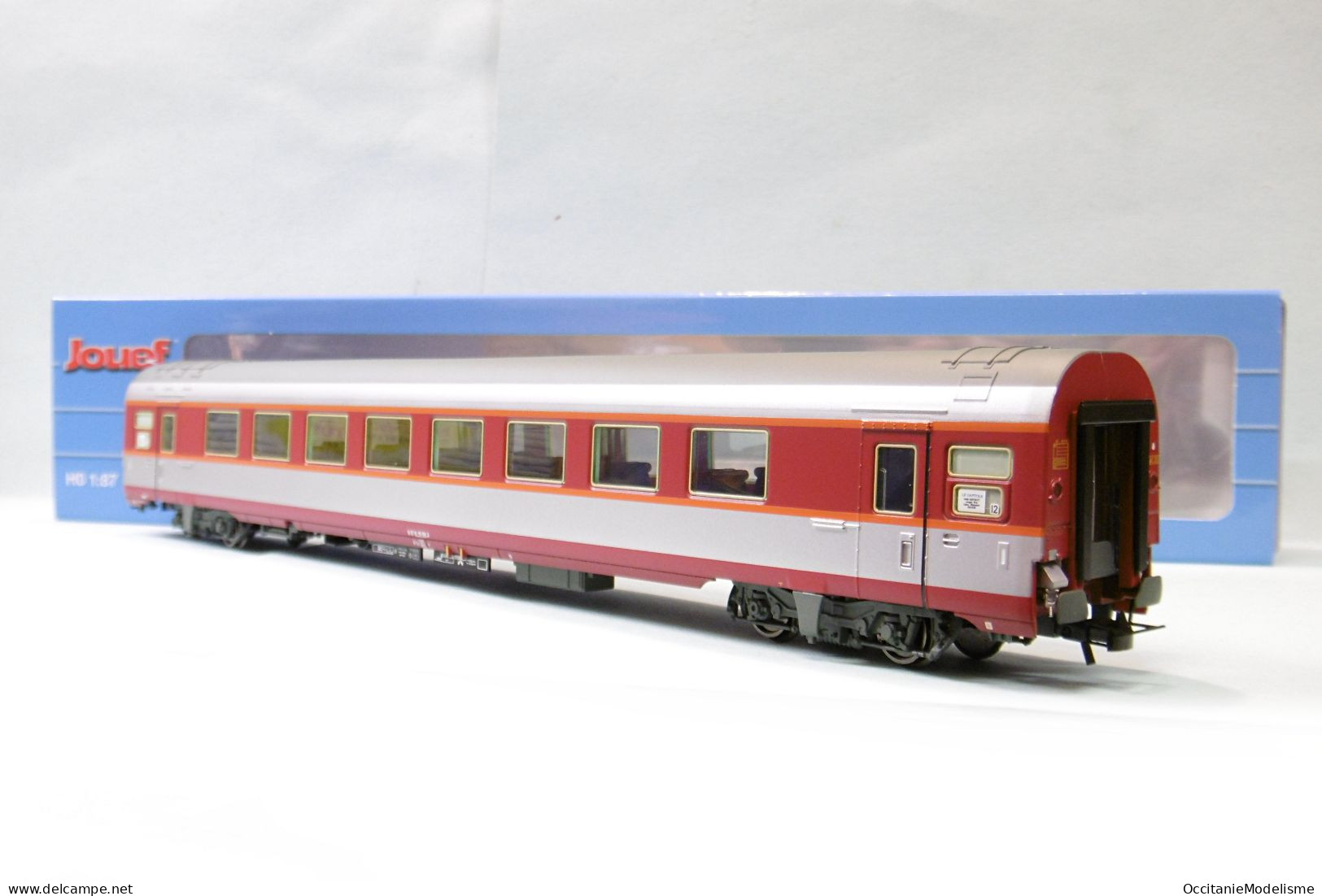 Jouef - VOITURE GRAND CONFORT CAPITOLE A8tu SNCF ép. IV Réf. HJ4171 Neuf NBO HO 1/87 - Güterwaggons