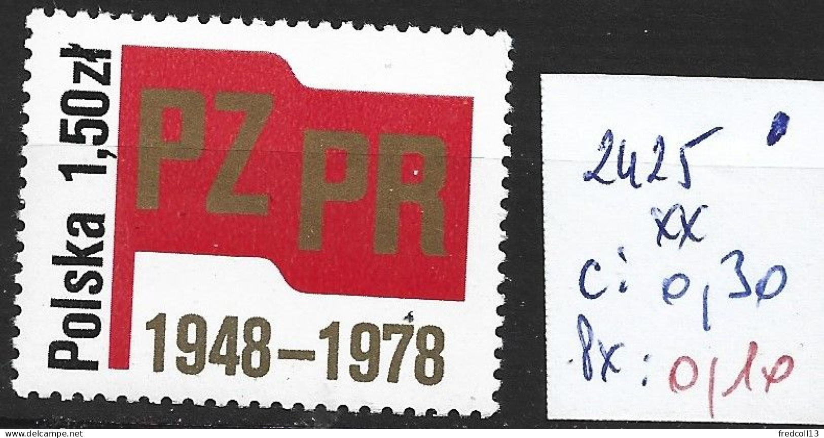 POLOGNE 2425 ** Côte 0.30 € - Unused Stamps
