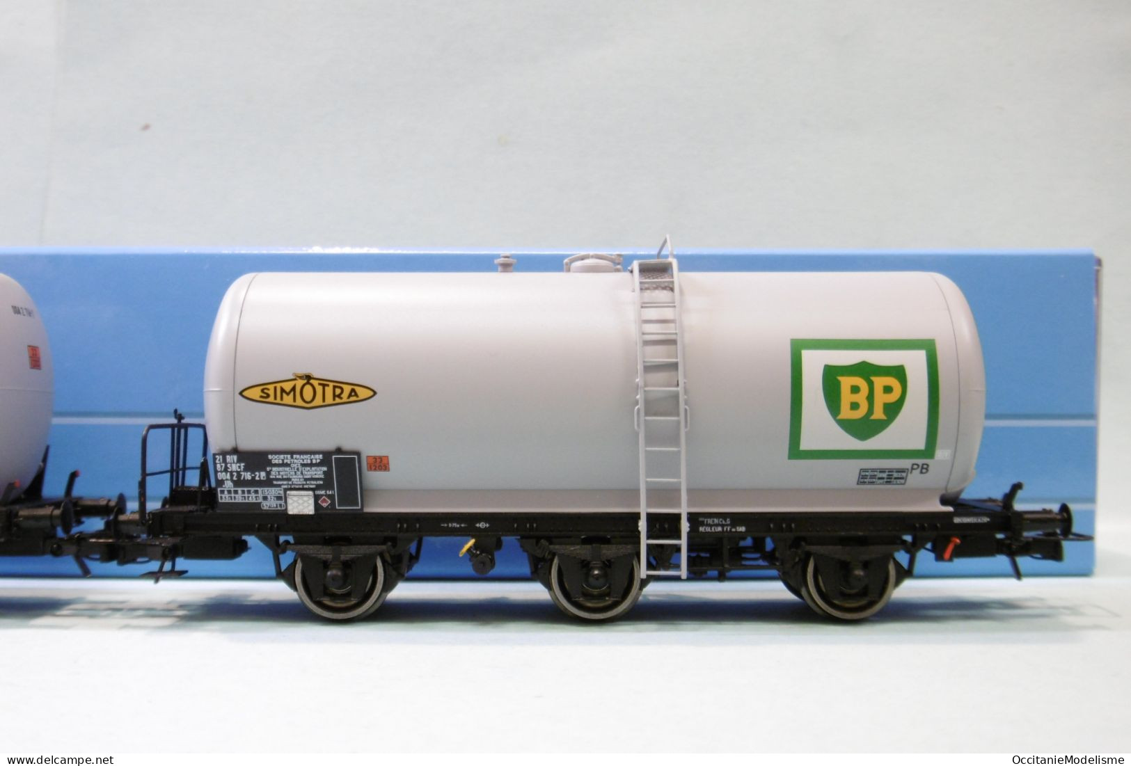 Jouef - 2 WAGONS CITERNE à 3 ESSIEUX BP ép. IV réf. HJ6247 Neuf NBO HO 1/87