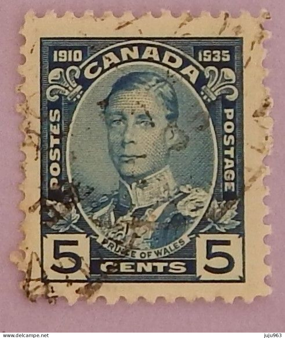 CANADA YT 176 OBLITERE " PRINCE DE GALLES" ANNÉE 1935 - Gebraucht