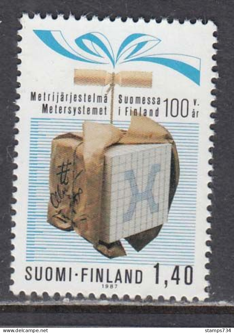 Finland 1987 - 100 Years Metric System In Finland, Mi-Nr. 1010, MNH** - Unused Stamps