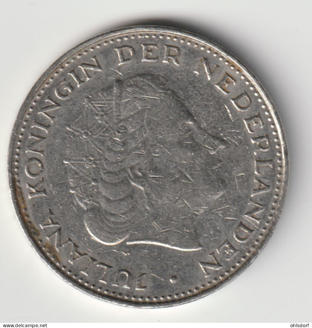 NEDERLAND 1969: 2 1/2 Gulden, KM 191 - 1948-1980 : Juliana