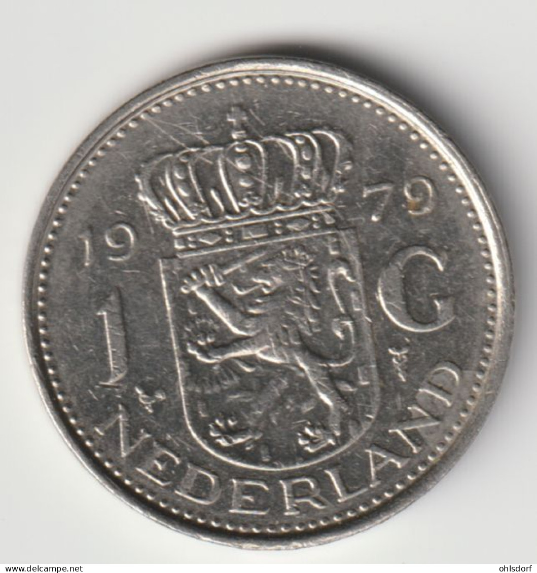 NEDERLAND 1979: 1 Gulden, KM 184a - 1948-1980 : Juliana