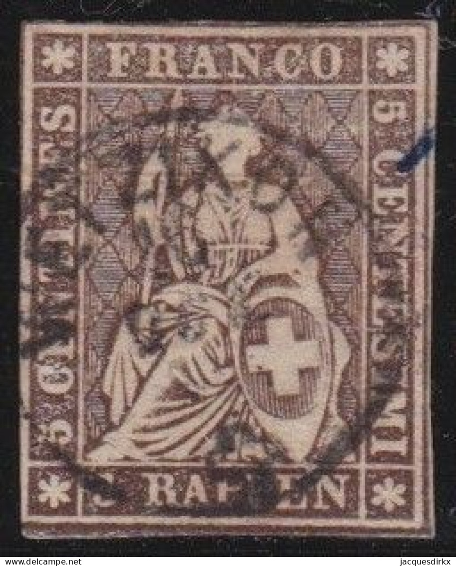 Suisse   .  Yvert  .    26    .     O        .    Oblitéré - Used Stamps