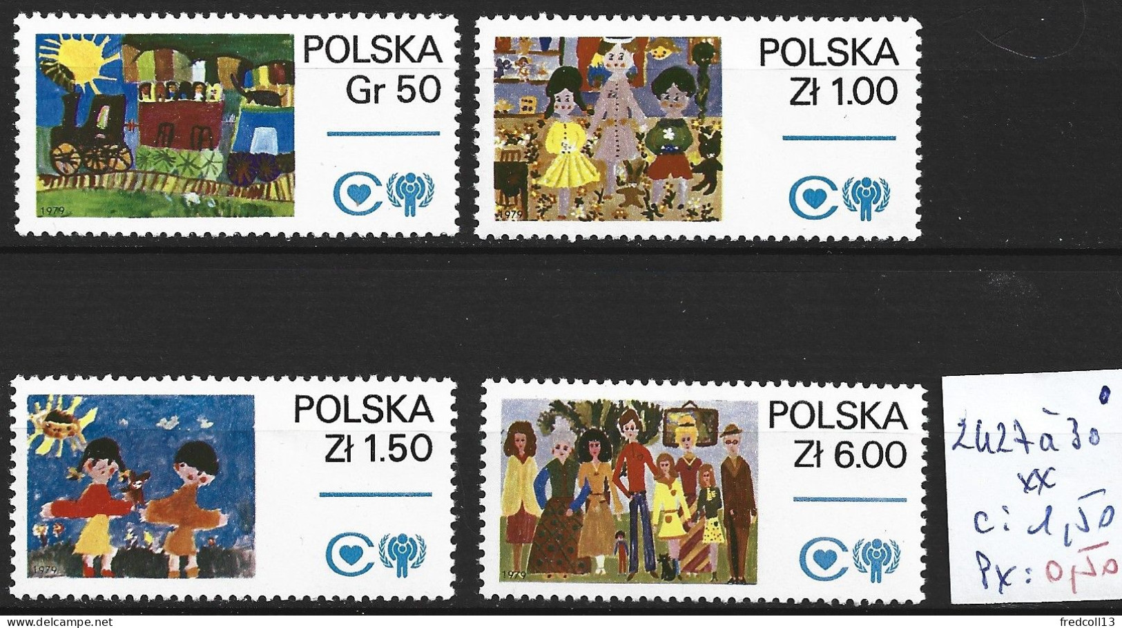 POLOGNE 2427 à 30 ** Côte 1.50 € - Nuovi