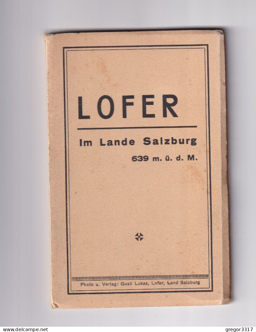 E5604) LOFER Im Lande Salzburg - GUSTI LUKAS - Postkartenbuch - 10 Kleinformatige ANSICHTSKARTEN LOFER - Top !! - Lofer
