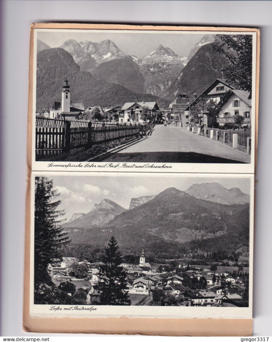 E5604) LOFER Im Lande Salzburg - GUSTI LUKAS - Postkartenbuch - 10 Kleinformatige ANSICHTSKARTEN LOFER - Top !! - Lofer