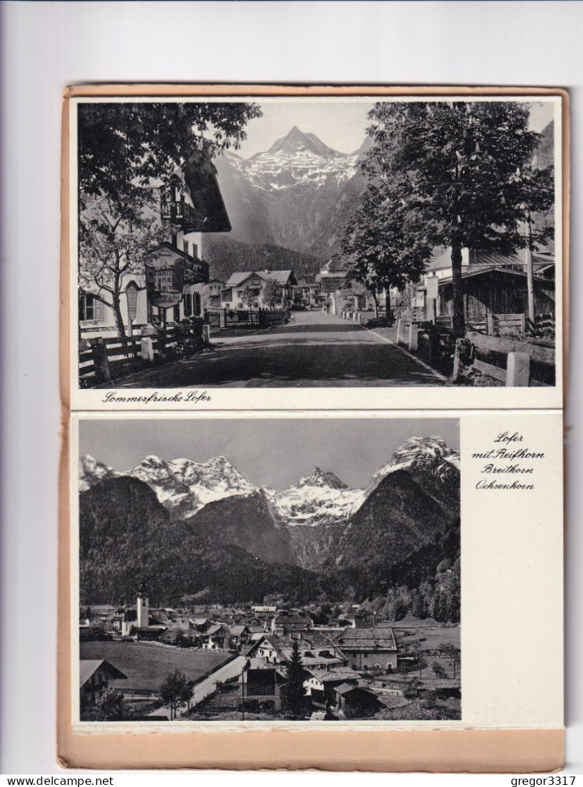 E5604) LOFER Im Lande Salzburg - GUSTI LUKAS - Postkartenbuch - 10 Kleinformatige ANSICHTSKARTEN LOFER - Top !! - Lofer