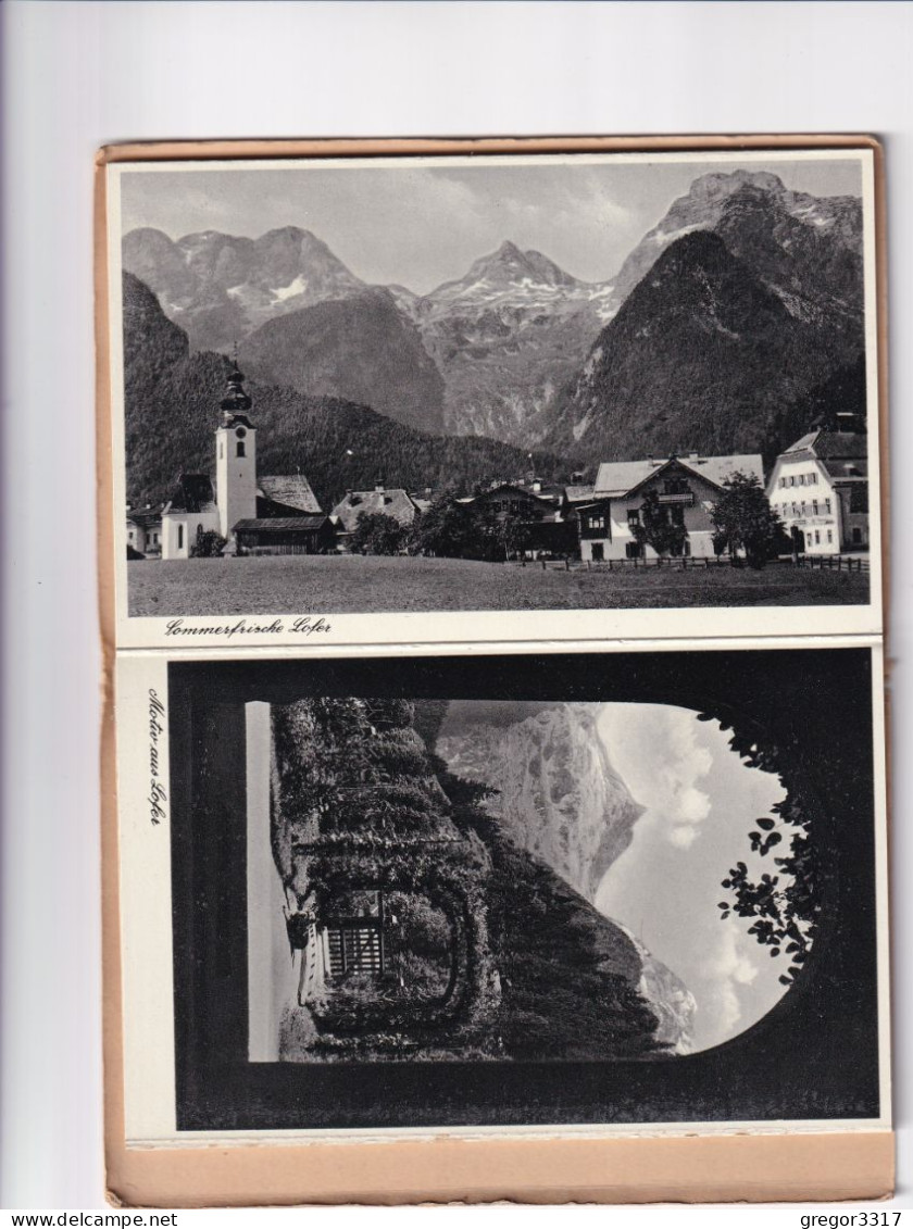 E5604) LOFER Im Lande Salzburg - GUSTI LUKAS - Postkartenbuch - 10 Kleinformatige ANSICHTSKARTEN LOFER - Top !! - Lofer