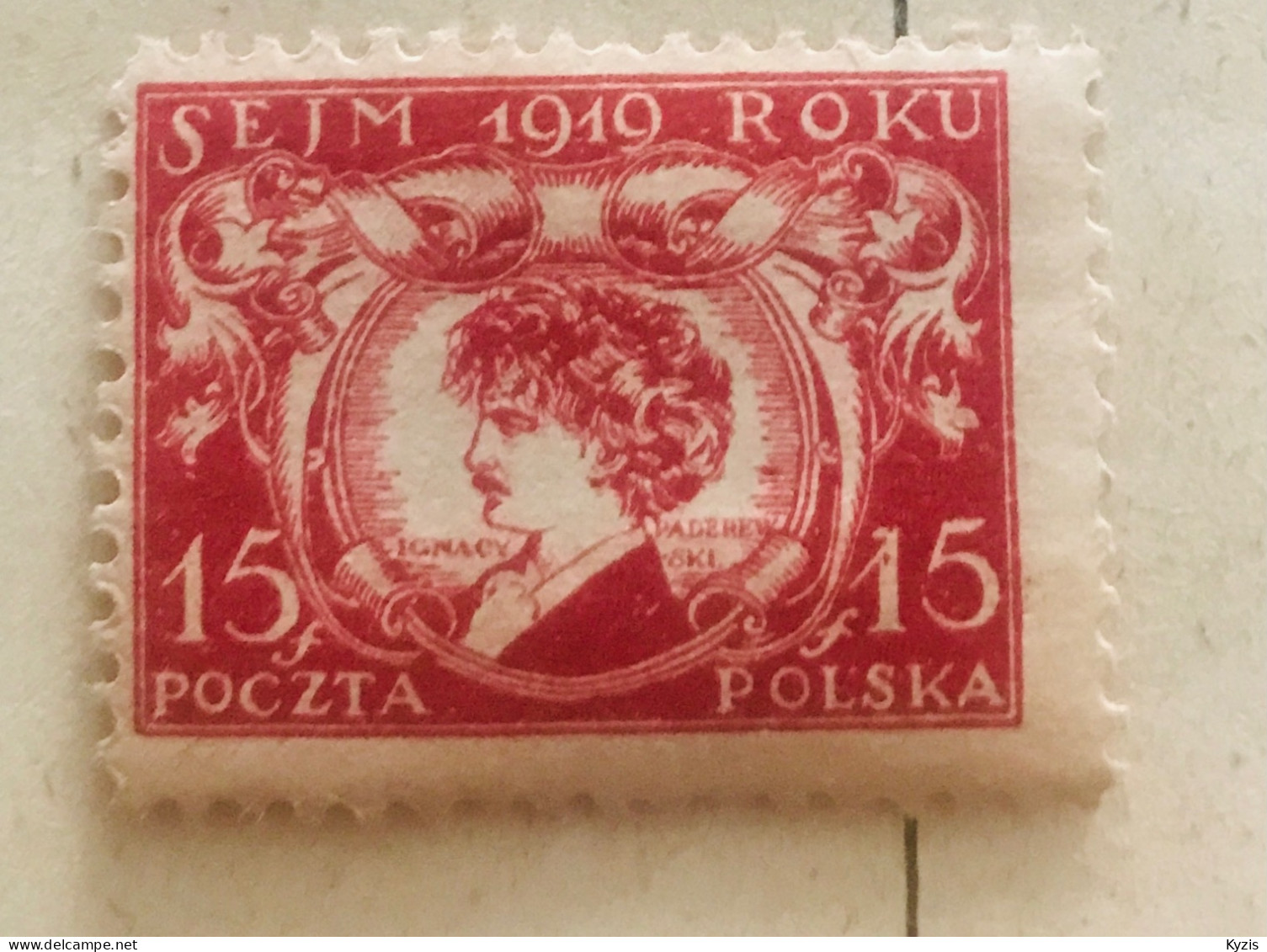 POLOGNE - Numéro Michel 124 - VARIÉTÉ - Nuevos