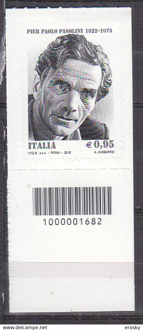 Y2882 - ITALIA ITALIE Unificato N°3706 ** CODICE A BARRE - Code-barres