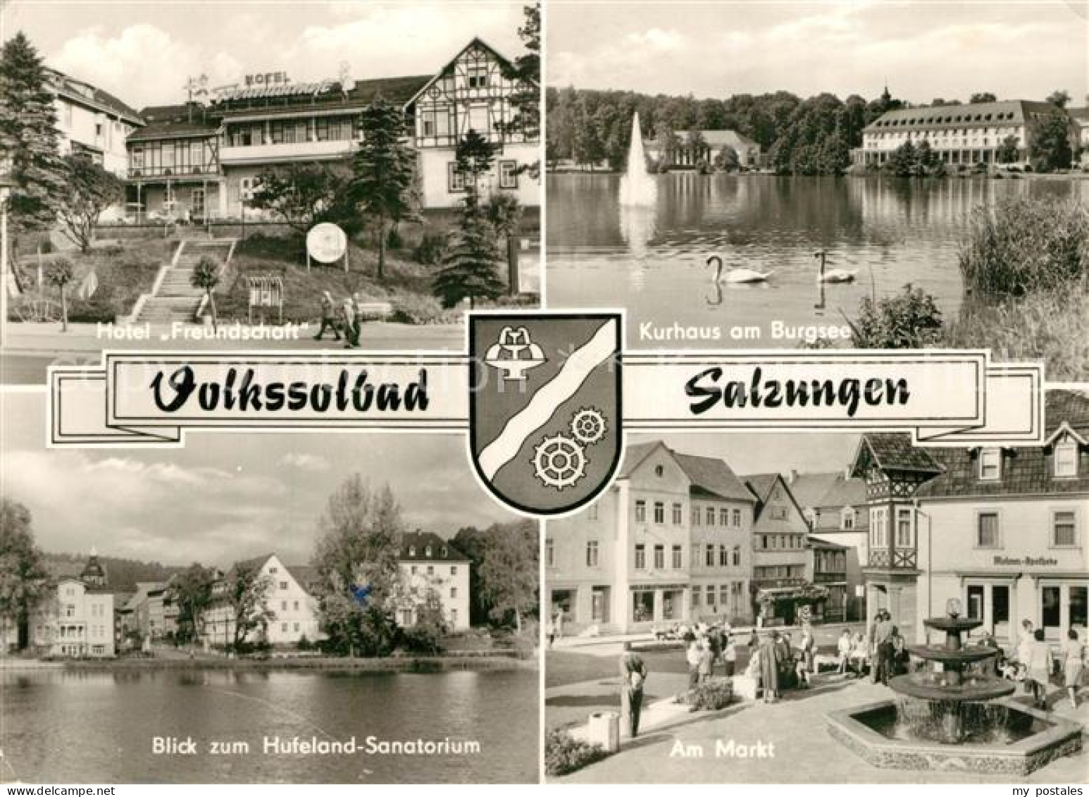 73575646 Bad Salzungen Hotel Freundschaft Kurhaus Burgsee Markt Hufeland-Sanator - Bad Salzungen