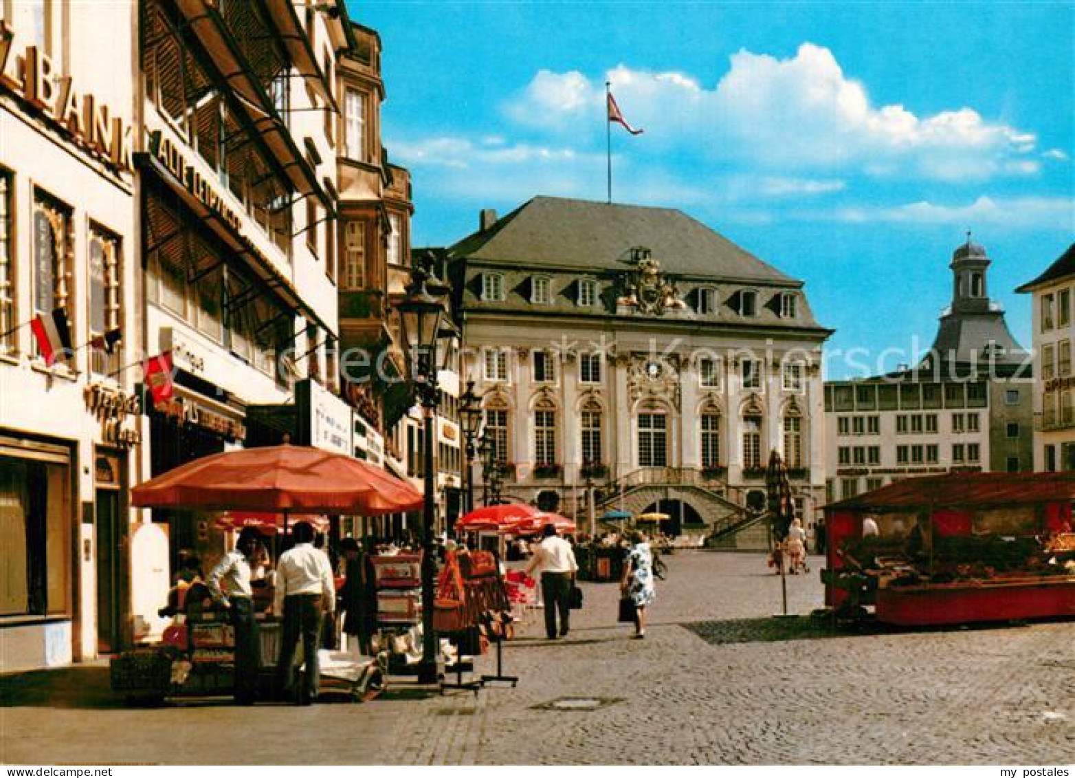 73574337 Bonn Rhein Marktplatz Mit Rathaus Bonn Rhein - Bonn